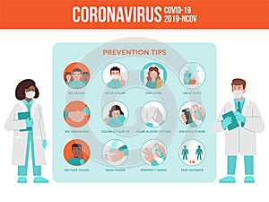 Coronavirus Covid-19 preventions tips